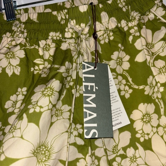 Alemais Leisa Floral Cotton Wide-Leg Shorts UK 4/US 0 NWT - Picture 6 of 11